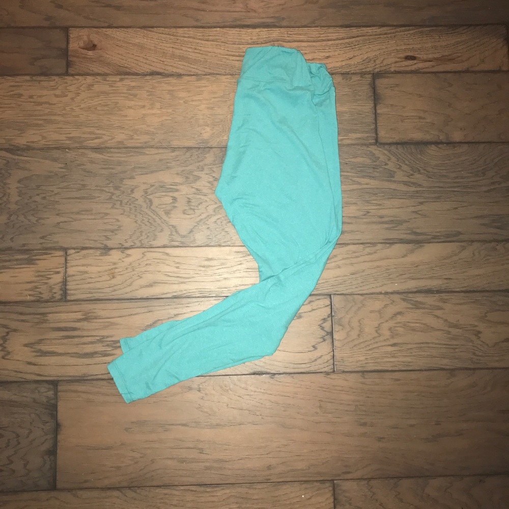 LuLaRoe turquoise leggings - women's one size